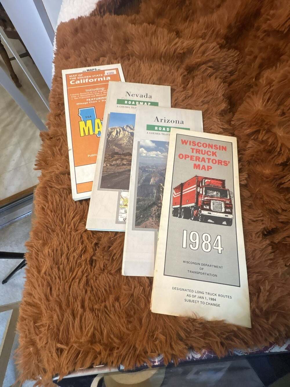 M7 Vintage Lot of 4 maps